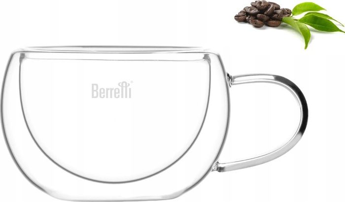Berretti Szklanka podwójna ścianka 270 ml Zestaw 2szt TAZZA