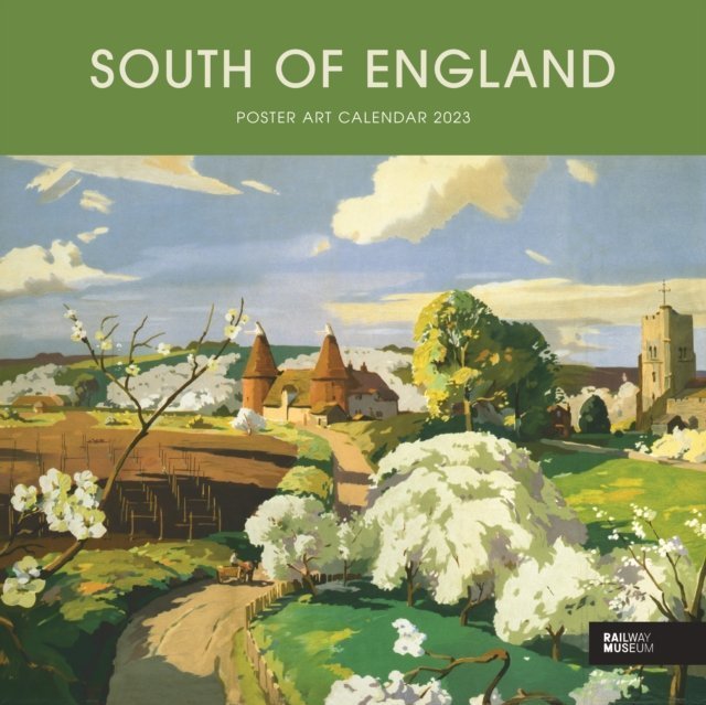 South of England Poster Art National Railway Museum Square Wiro Wall Calendar 2023