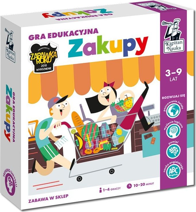 Edgard Kapitan Nauka Gra edukacyjna Zakupy GR0488