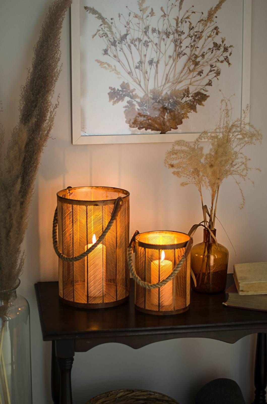 Tajemniczy ogród Lampion Indyjski Gold zestaw 3 szt, () - 3165-uniw