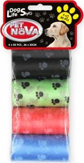 Pet Nova Worki na nieczystości kolor 4szt.