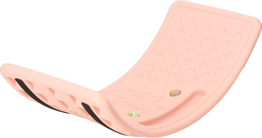 Deska do balansowania bujak dla dzieci 67x29 cm antypoślizgowa różowa Kik sp. z o.o. sp. k.
