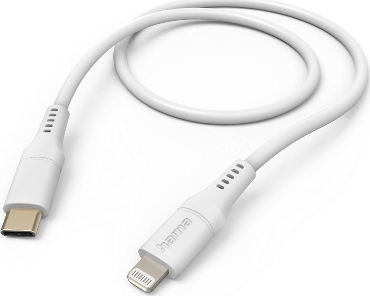 Kabel USB Hama Lightning - USB-C 1.5 m Biały (002015740000)