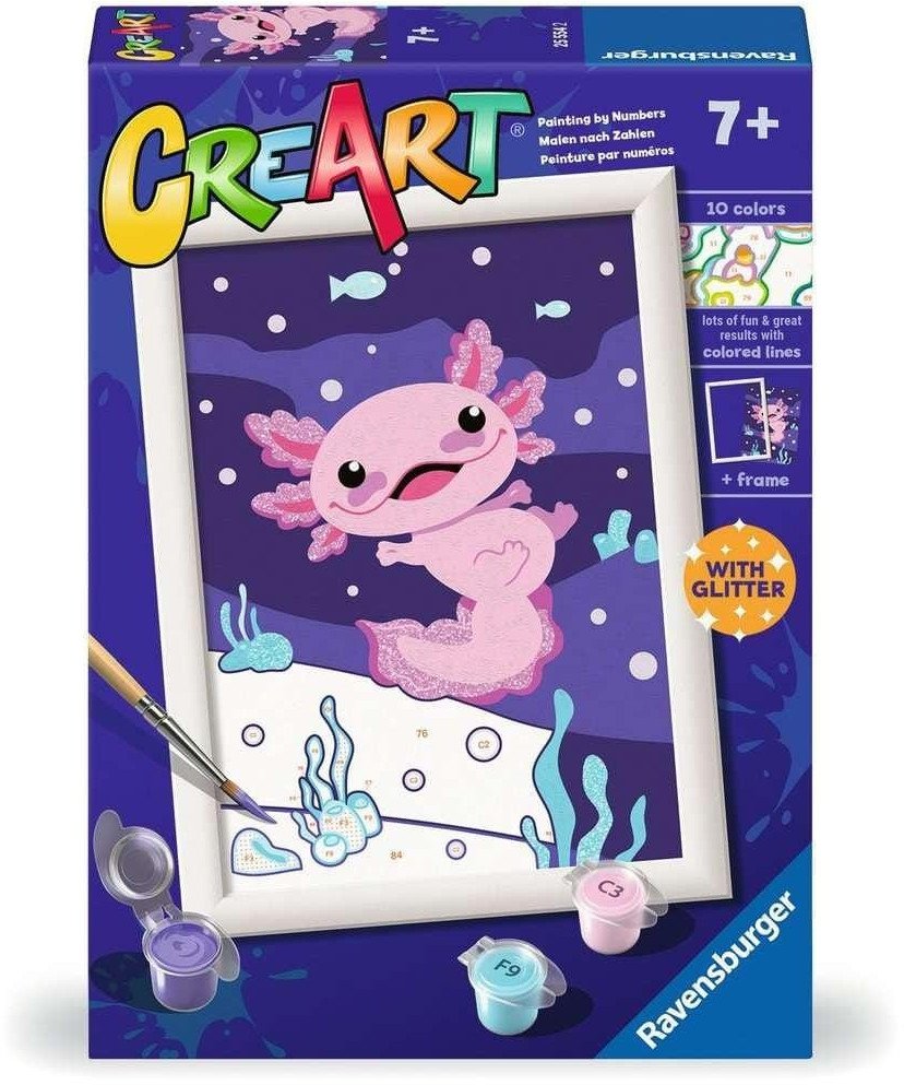 CreArt dla dzieci: Wild Animals Aksolotl