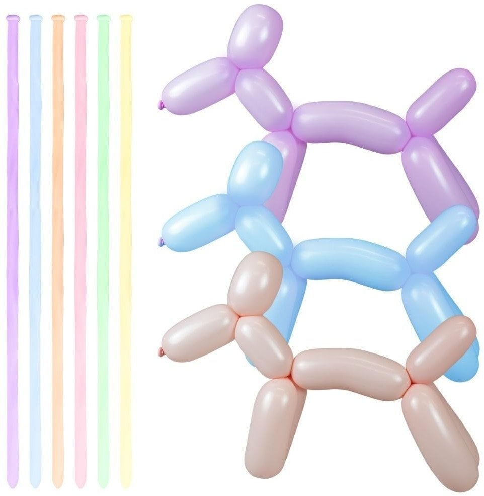 Balony do modelowania pastel makaroniki 15szt