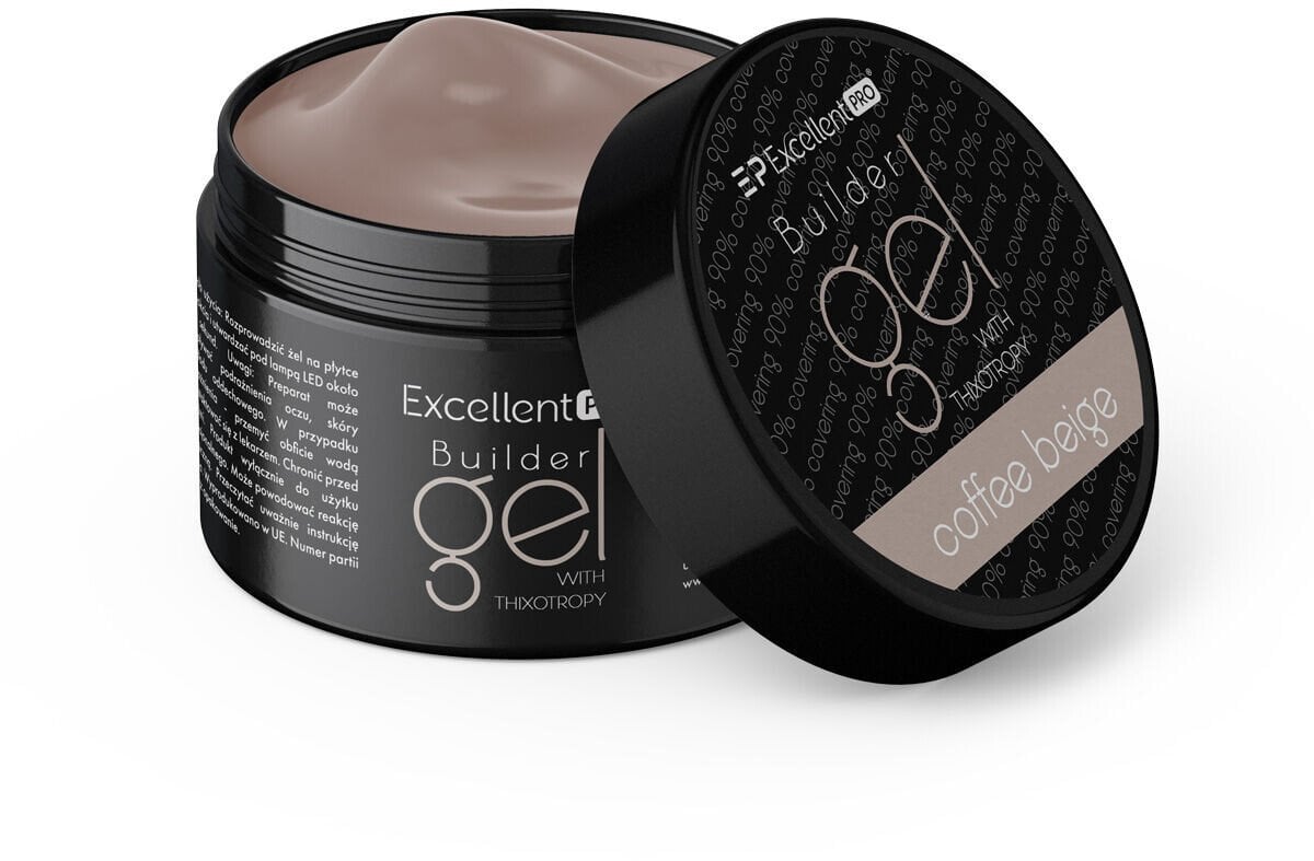 Excellent PRO Builder Gel With Thixotropy żel budujący Coffee Beige 50g