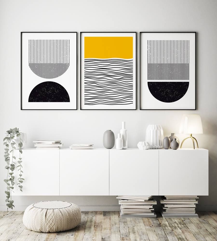 Hog Studio Black & yellow (A4 (21x29.7cm))