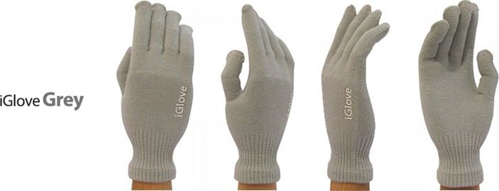 Rękawiczki iGlove 5-TIP - Grey uniwersalny