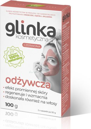 Biomika Natural Home Spa Glinka kosmetyczna Czerwona Odżywcza 100g