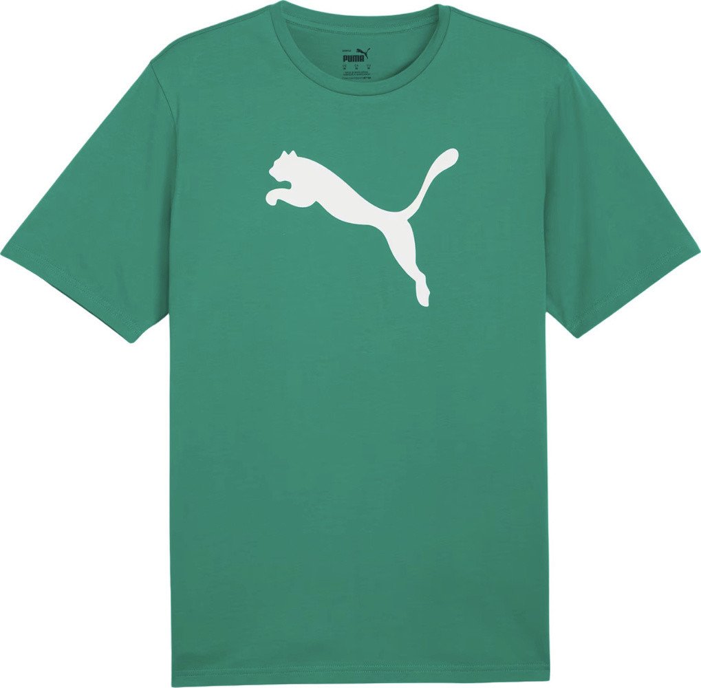 Koszulka męska Puma Team Rise Logo Jersey Cotton zielona 658705 05 M