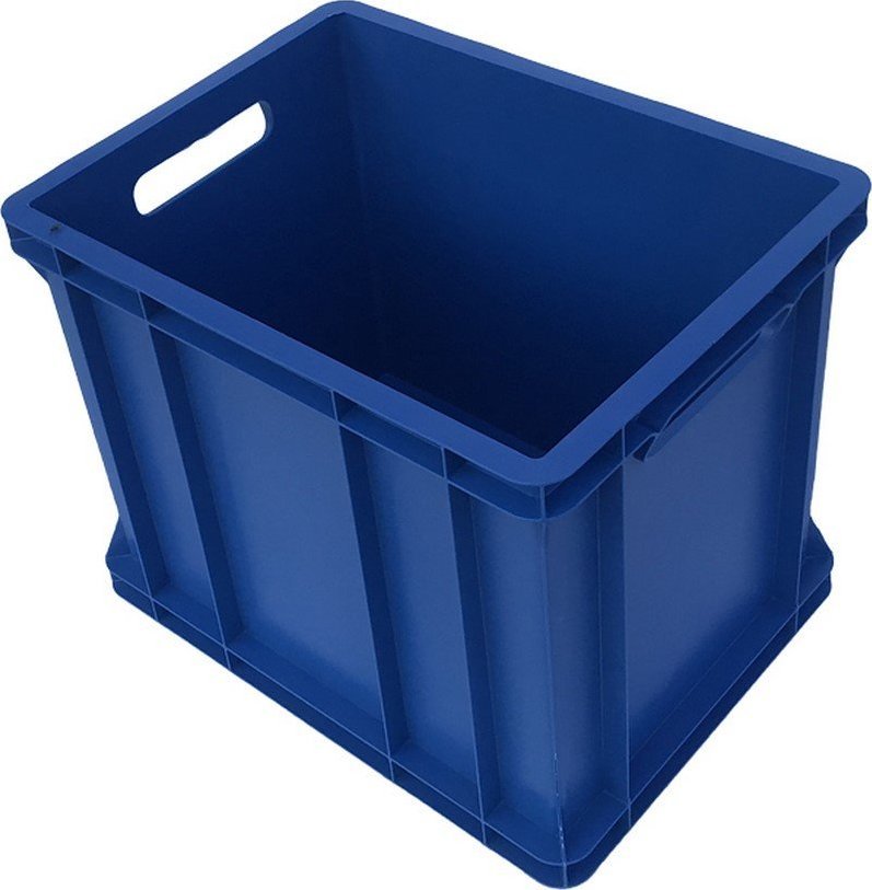 qBox Pojemnik transportowy 1/2 EURO 270 wym. 400 x 300 x 270 mm (kolor niebieski)