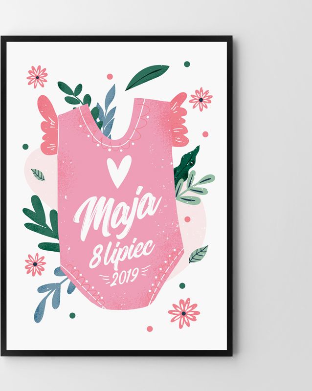 Hog Studio Plakat Metryczka Bodziak (40x50cm)