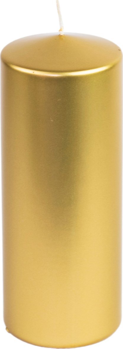 Direct Home and Garden Świeca klasyczna metalik złota