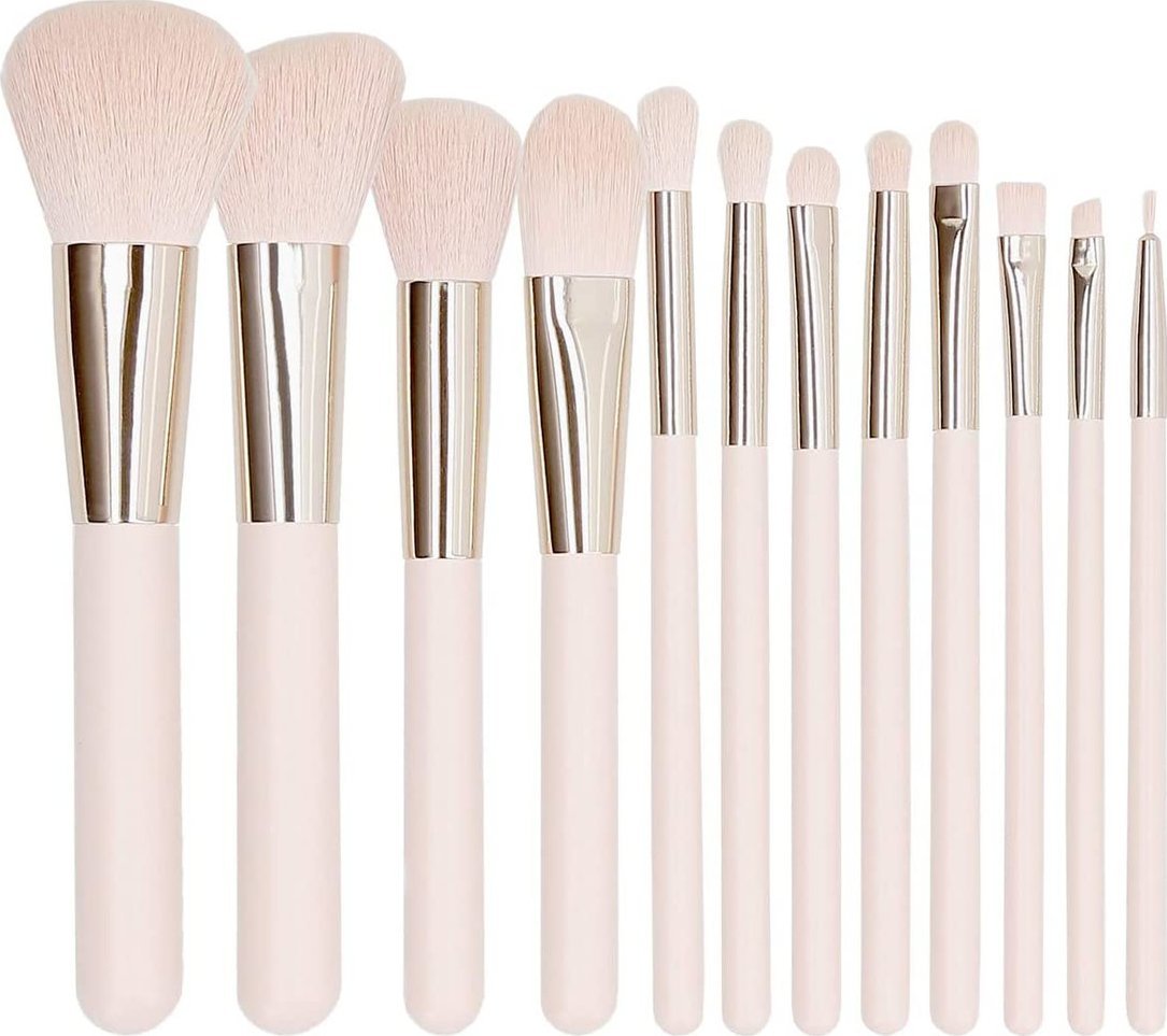 Mimo Zestaw 12-stu Pędzli Do Makijażu Róż