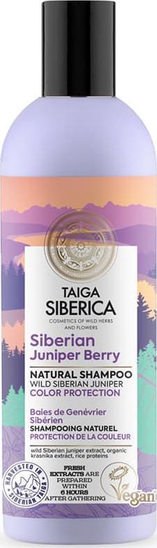 Natura Siberica Natura Siberica Taiga Siberica Siberian Juniper Berry wegański szampon do włosów farbowanych z jagodami syberyjskieg