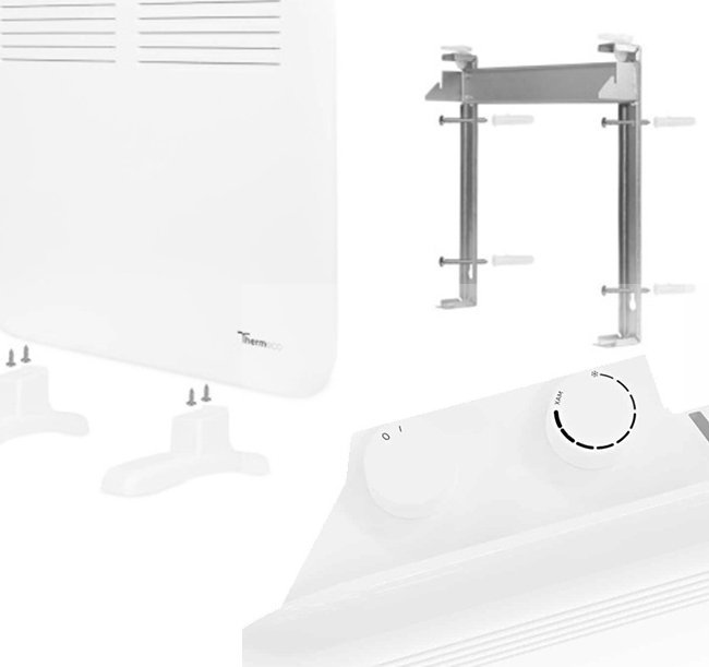 Grzejnik Thermeco MONO 05 Elektryczny grzejnik ścienny Thermeco