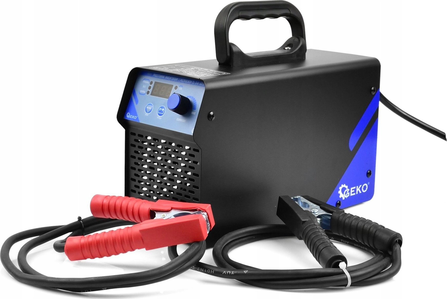 Geko Prostownik inwertorowy z rozruchem 12-24V 600A (1)