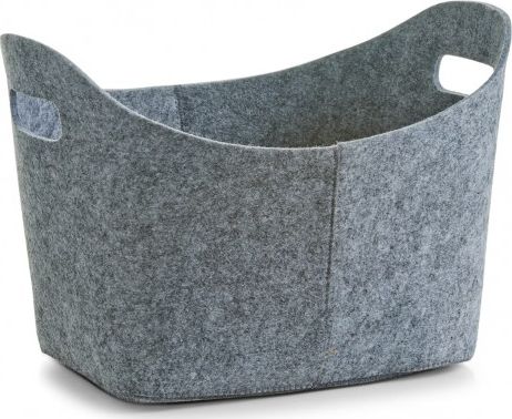 Zeller Zeller, Filcowy koszyk, 28x37x25cm, kol. szary