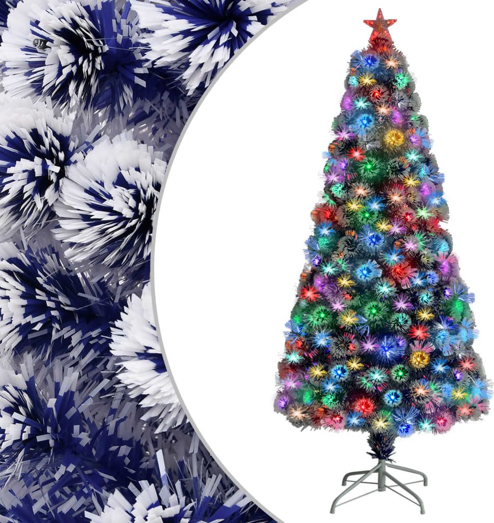 vidaXL Choinka sztuczna na stojaku Niebieska