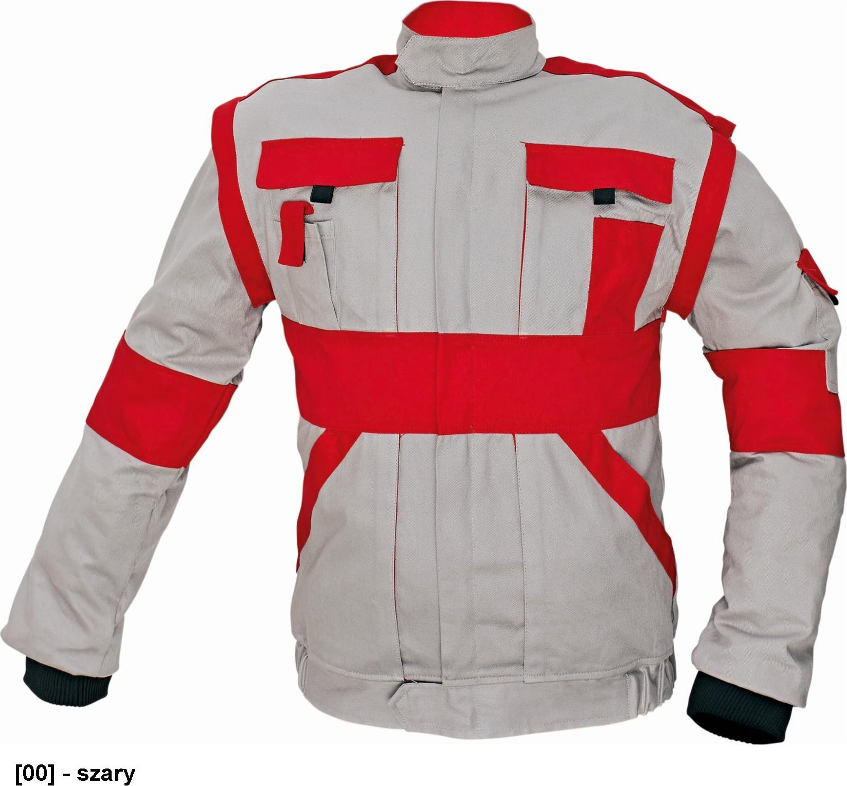 CERVA MAX KURTKA 2w1 - bawełna 100% - czarny/szary 58