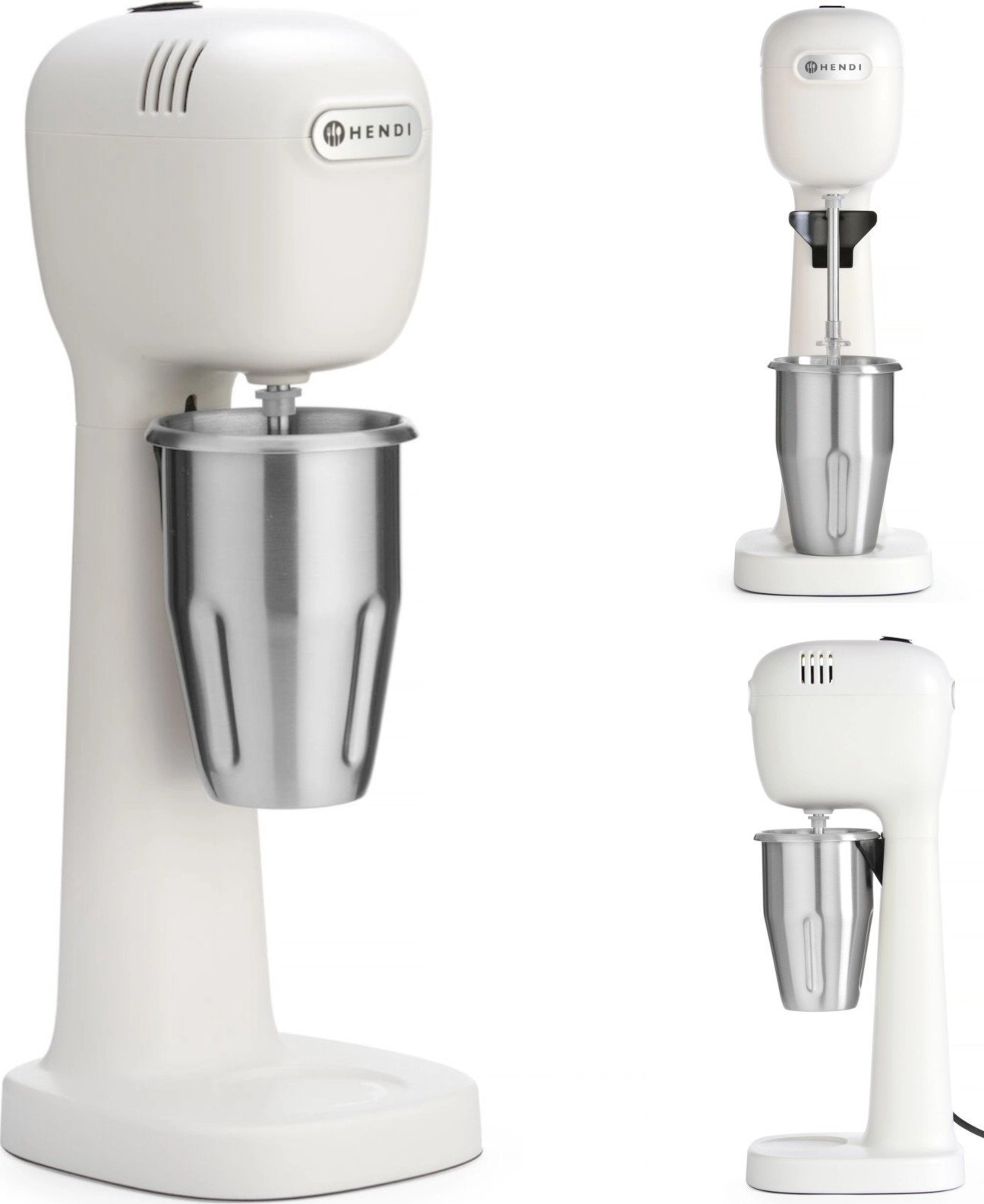 Hendi Shaker spieniacz do koktajli mlecznych 400 W biały - Hendi 221617 Shaker spieniacz do koktajli mlecznych 400 W biały - Hendi 221617