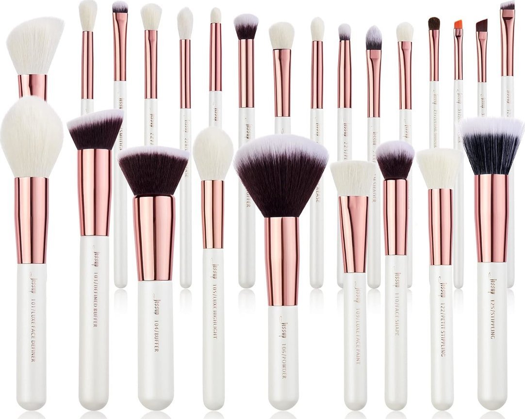 JESSUP Pędzle do makijażu twarzy 25szt