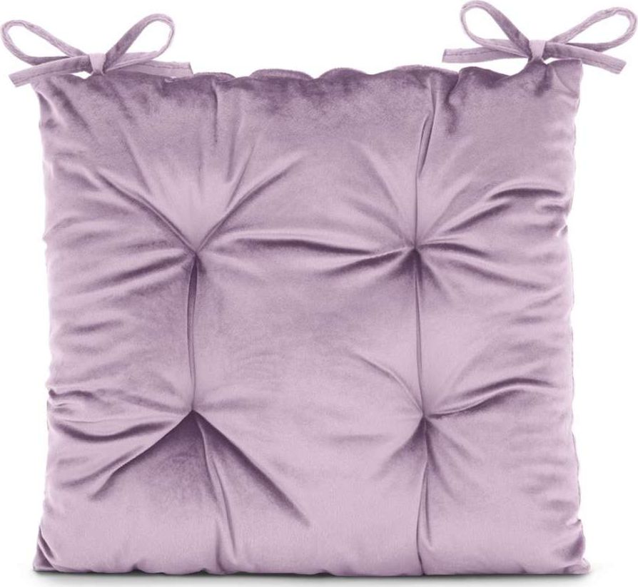 AmeliaHome poduszka na krzesło 40x40 Aleksa fioletoworóżowa