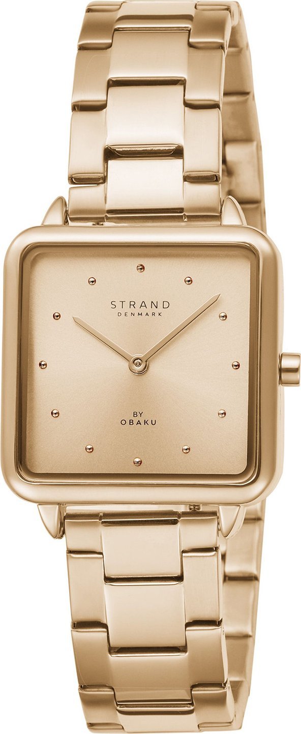 Zegarek Strand Zegarek damski Strand S718LXVVSV różowe złoto