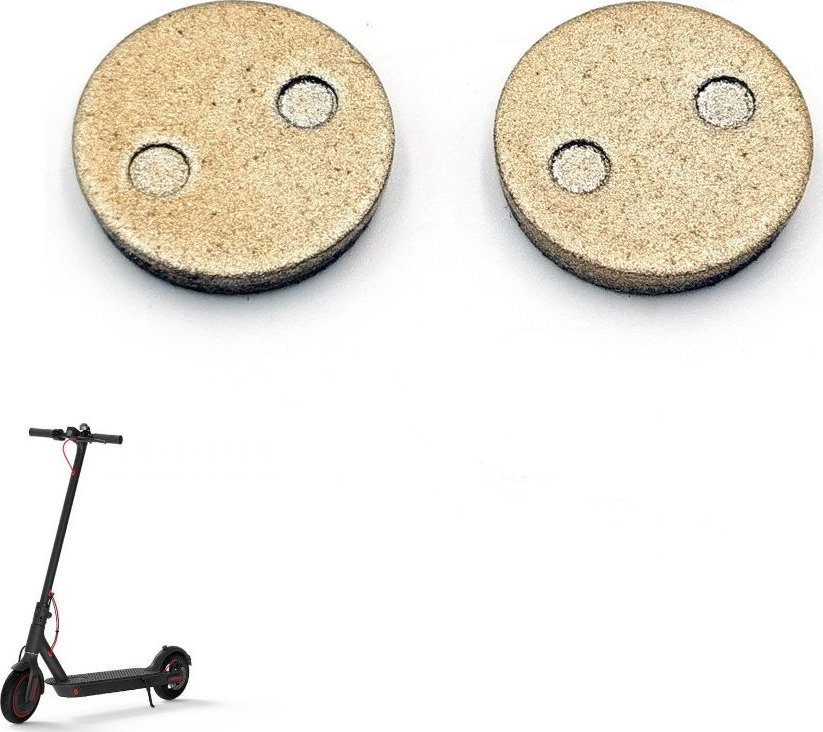 RAMBOMIL Klocki hamulcowe złote do Xiaomi M365/M187/Motus Scooty 8.5