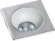 Azzardo Oprawa podtynkowa kwadratowa chrom AZzardo HUGO 1 AZ1734