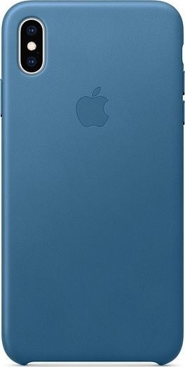 Apple Etui skórzane iPhone XS Max - szary błękit-MTEW2ZM/A