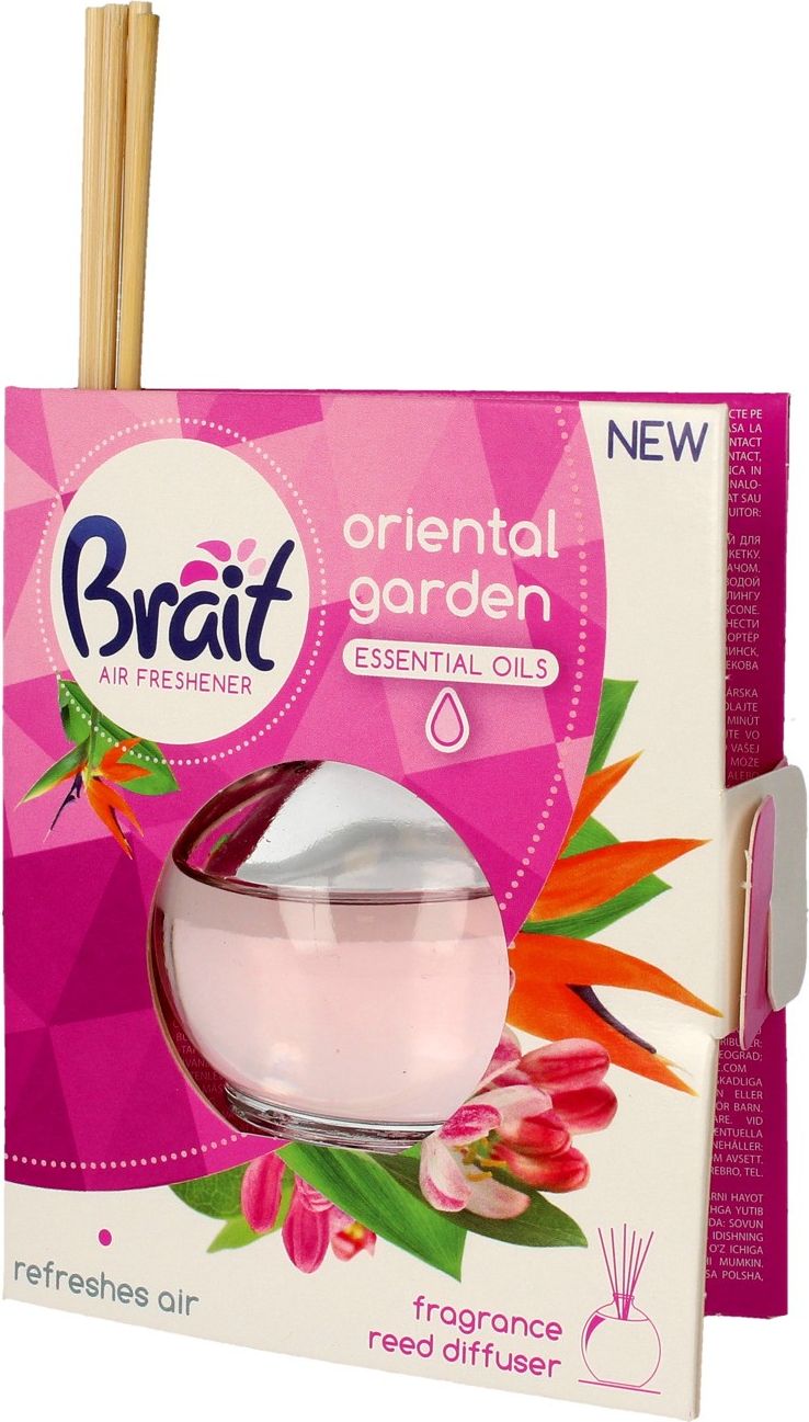 Brait Patyczki odświeżające+płyn Oriental Garden (4 szt.+40ml)