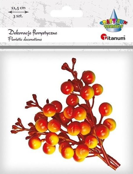 Teka Gał±zki owoców winobluszczu pomarańcz.-żółte 3szt