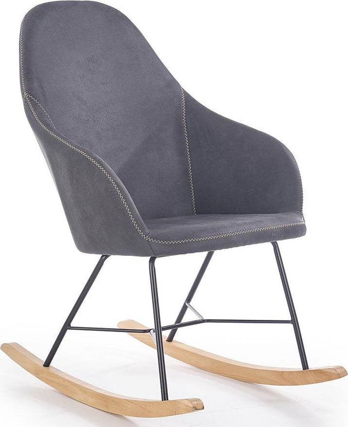 Elior Fotel bujany Rafon - popielaty