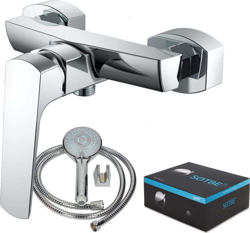 Bateria prysznicowa Sotbe SOTBE TOGA Bateria prysznicowa + ZESTAW PRYSZNICOWY kran do kabiny prysznicowej