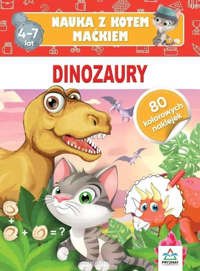 Nauka z kotem Maćkiem. Dinozaury