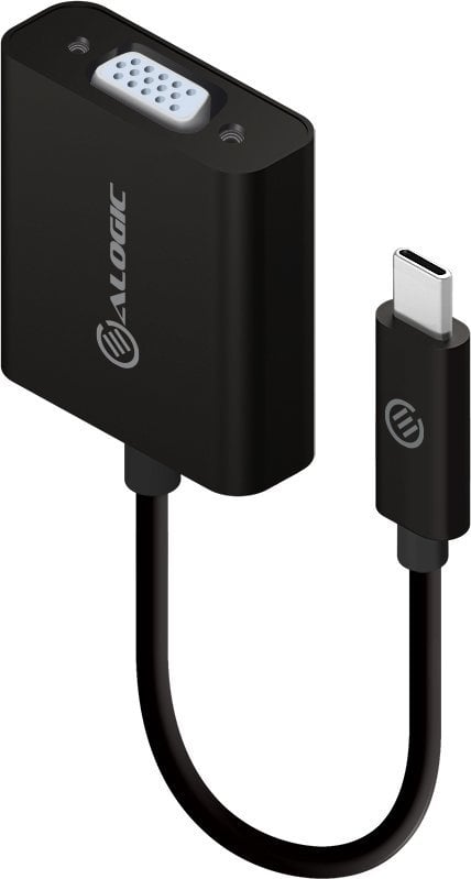 Adapter USB Alogic Alogic Adapter USB-C to VGA schwarz
