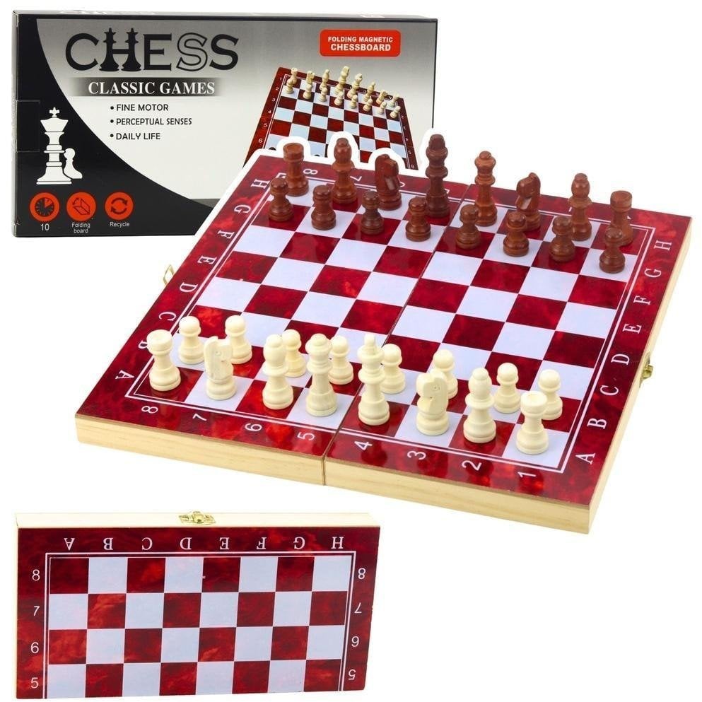 Szachy,Tryktrak i Warcaby 3w1