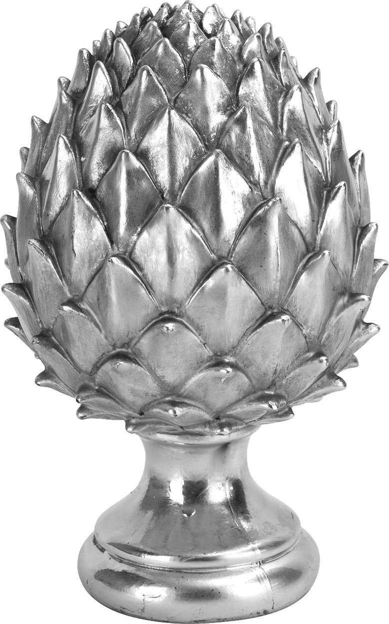 Art-Pol Figurka ozdobna Karczoch H30 cm Srebrny