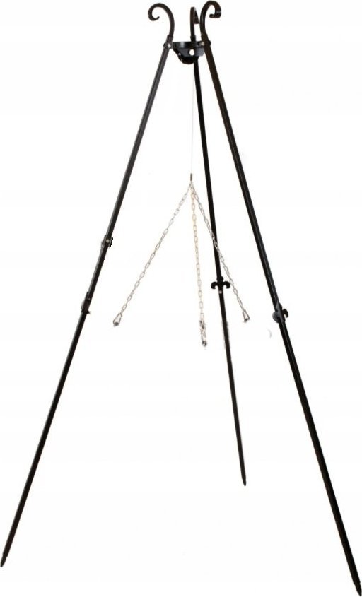 Palenisko ogrodowe TRÓJNÓG OGRODOWY GRILL NAD OGNISKO NA RUSZT KOCIOŁEK 180cm