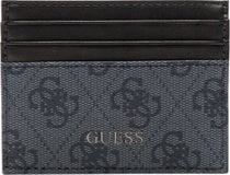 Guess, Vezzola, Leather Card Holder, Black, For Men For Men