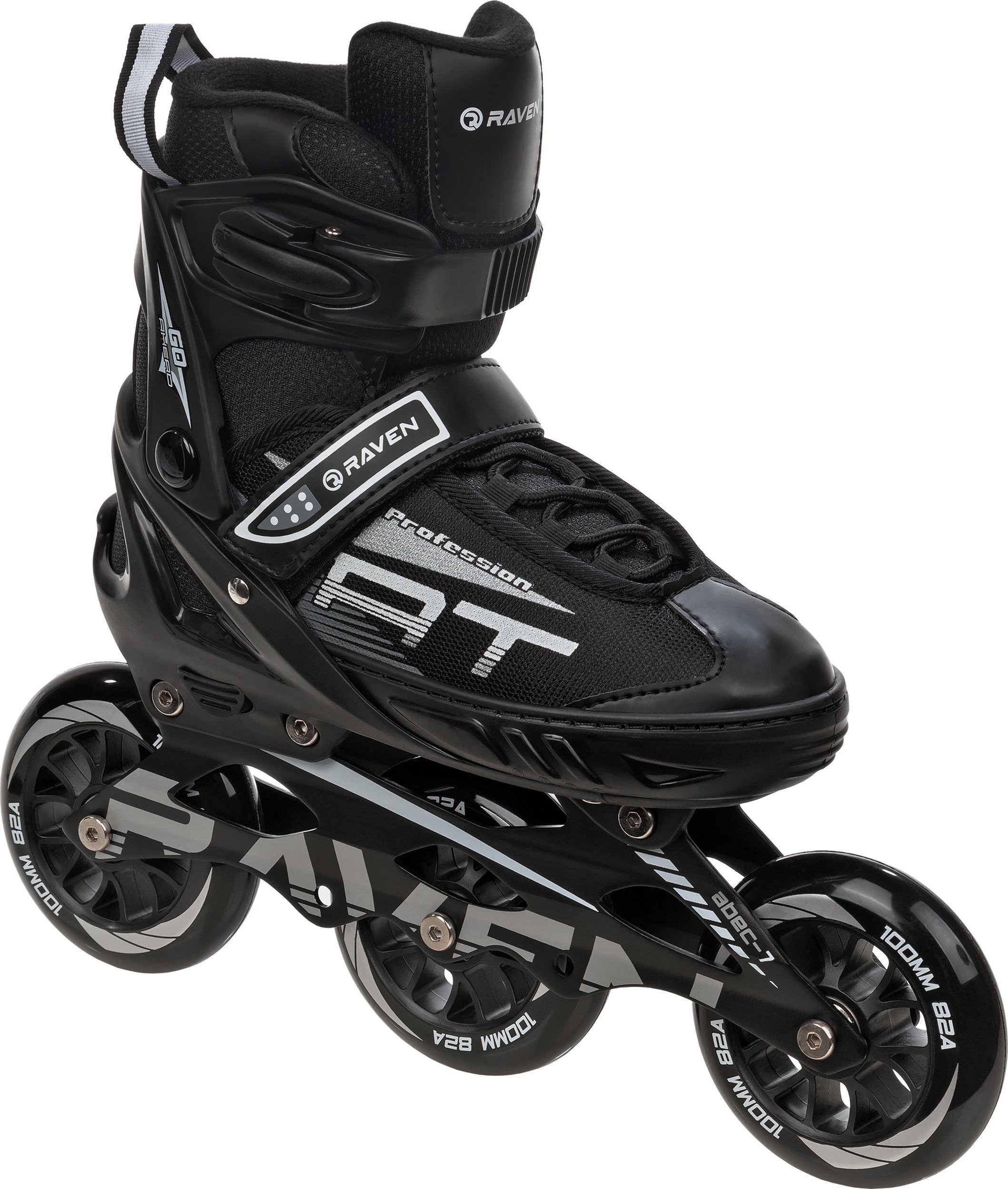 Rolki RAVEN RAVEN Profession rekreacyjne regulowane czarne r. 35-39