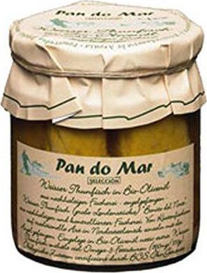 PAN DO MAR Tuńczyk Biały W Bio Oliwie Z Oliwek Extra Virgin 220 G (154 G)(Słoik)!