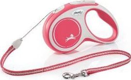 Flexi Smycz automatyczna New Comfort S linka 5 m kol. czerwony