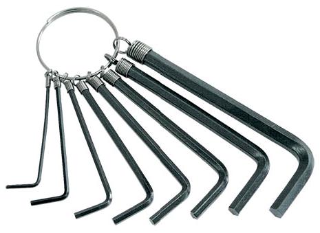 Mega Zestaw kluczy imbusowych hex typ L 2-10mm 10szt. (48010)