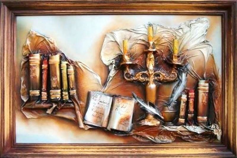 GO-BI Obraz - Martwa natura tradycyjna - olejny, ręcznie malowany 69x100cm