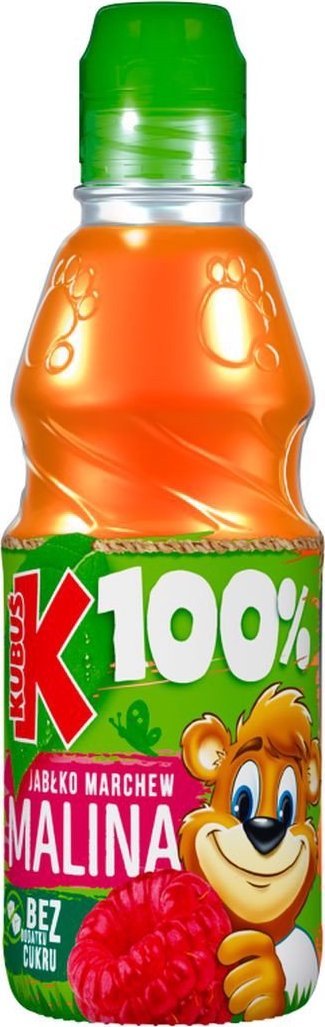Kubuś Kubuś 100% Sok malina marchew jabłko 300 ml