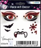 Herma NAKLEJKI DO ZDOBIENIA TWARZY WAMPIR 15318