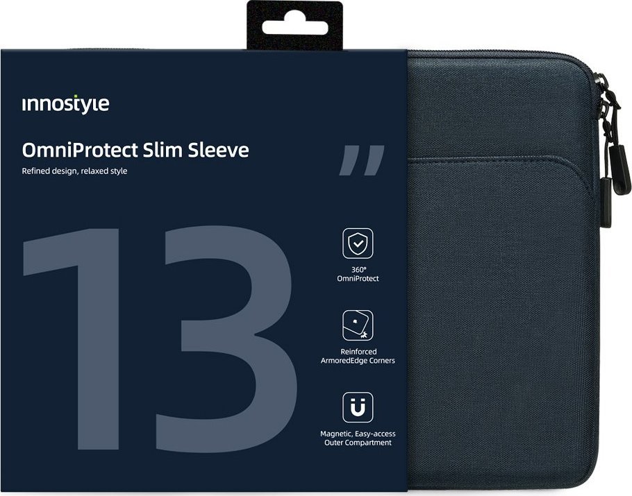 Etui Innostyle INNOSTYLE TORBA NA LAPTOPA 13" WODOODPORNA ETUI OMNIPROTECT SLIM NIEBIESKA