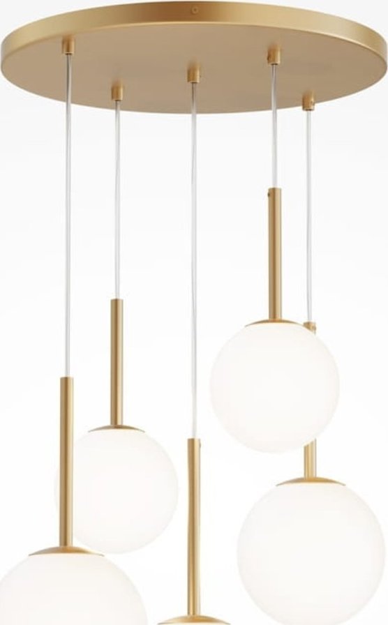 Lampa wisząca Maytoni Salonowa lampa wisząca Basic form MOD321PL-05G1 Maytoni balls złota